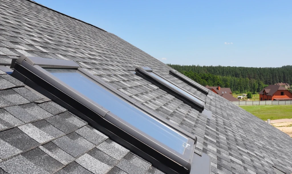 roof flashing on skylight