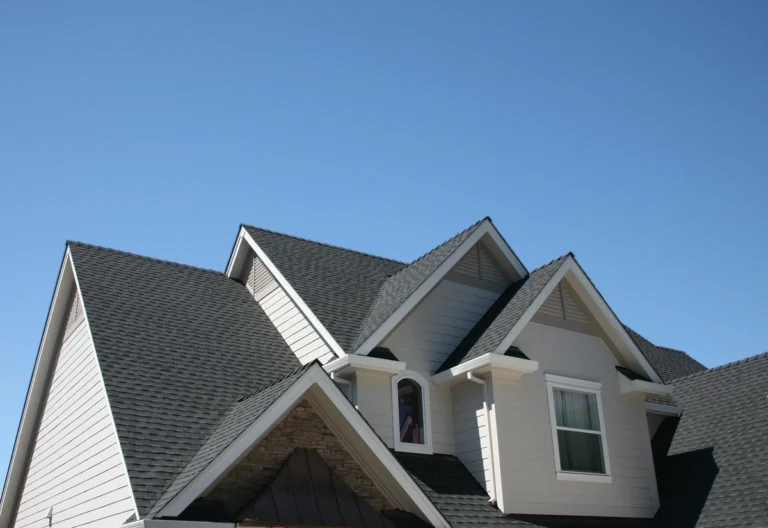 shingle roof cost-View of front of house roof
