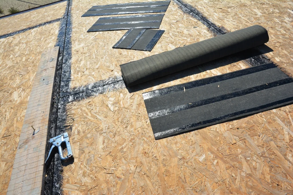 roof decking on a home install
