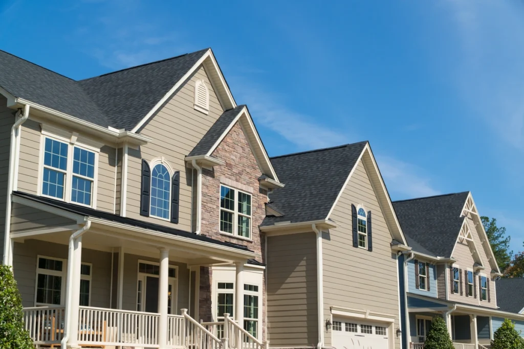 homes three vinyl siding