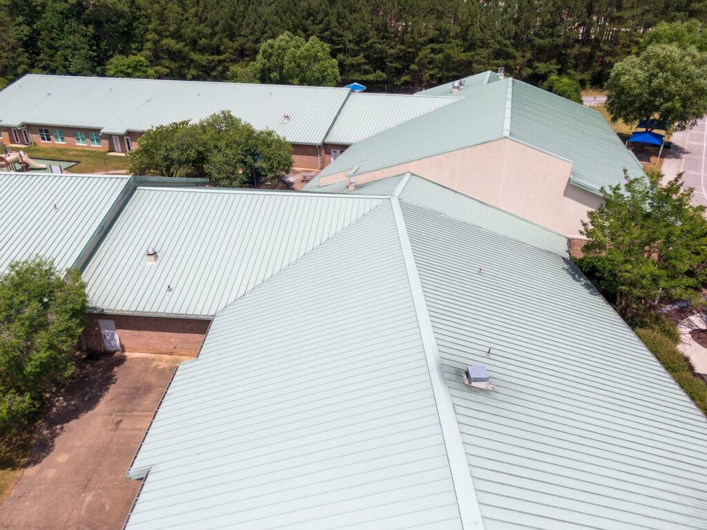commercial roof types metal roof