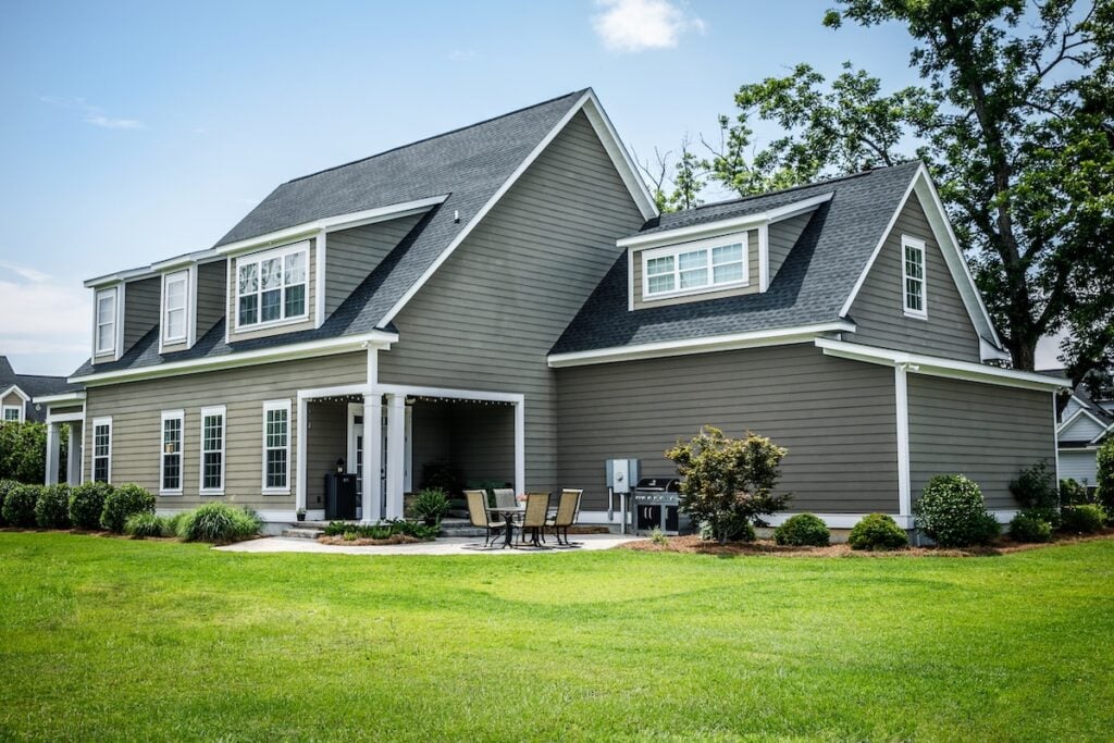 types of sidingCraftsman Cottage Style Modern Suburban House in Subdivision with Curb Appeal