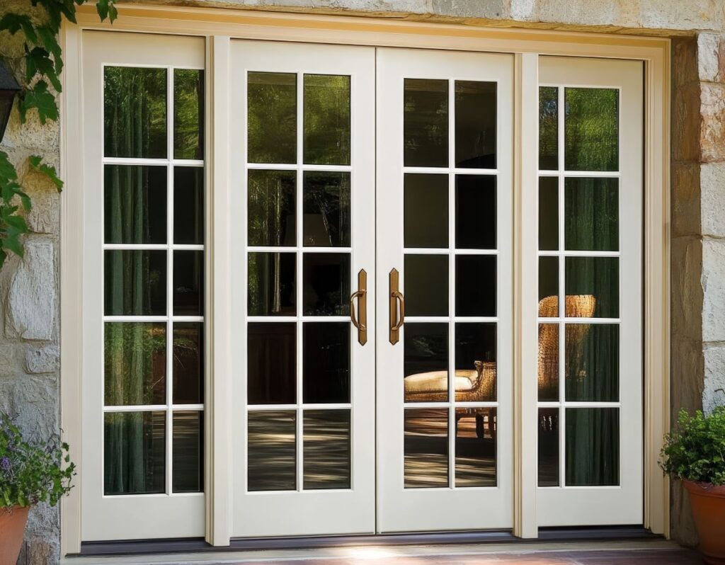French doors leading to a patio