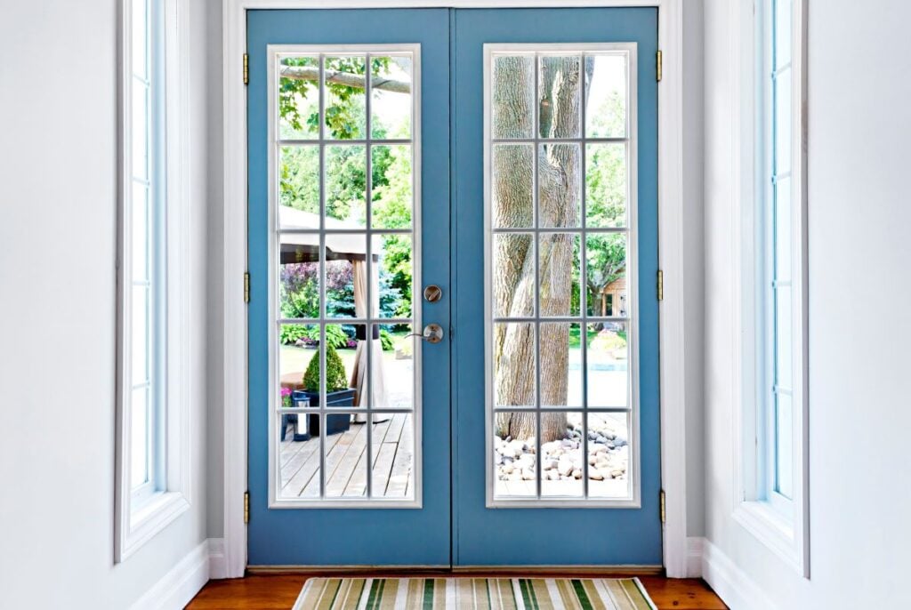 French patio glass door