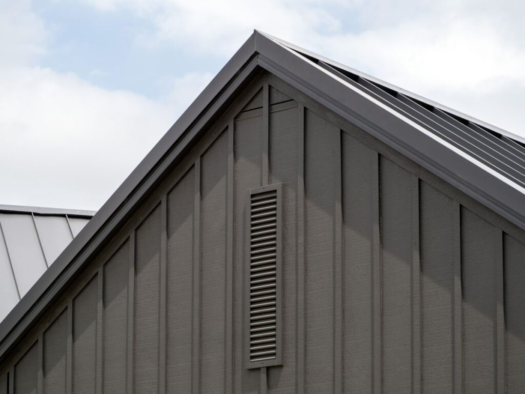 vertical metal siding