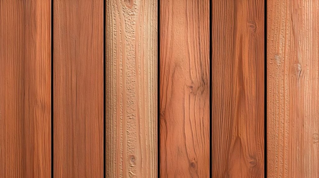 Close Up Of Vertical Wooden Planks