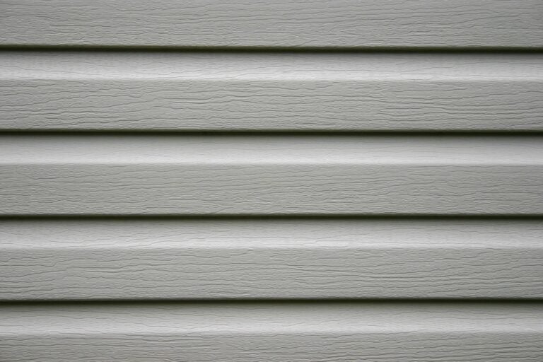 a house wall with fiber cement siding