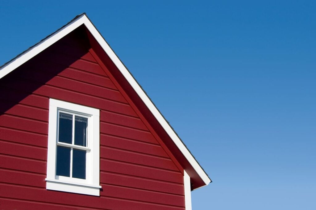 James Hardie Siding Color: red siding