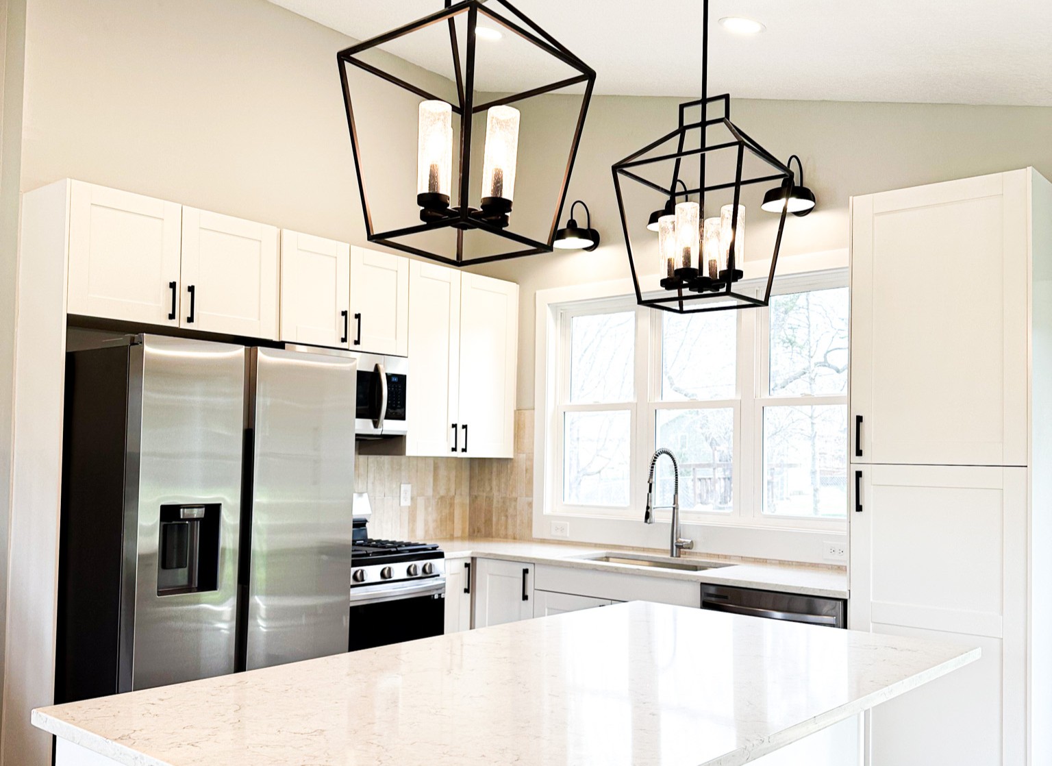 A newly renovated kitchen